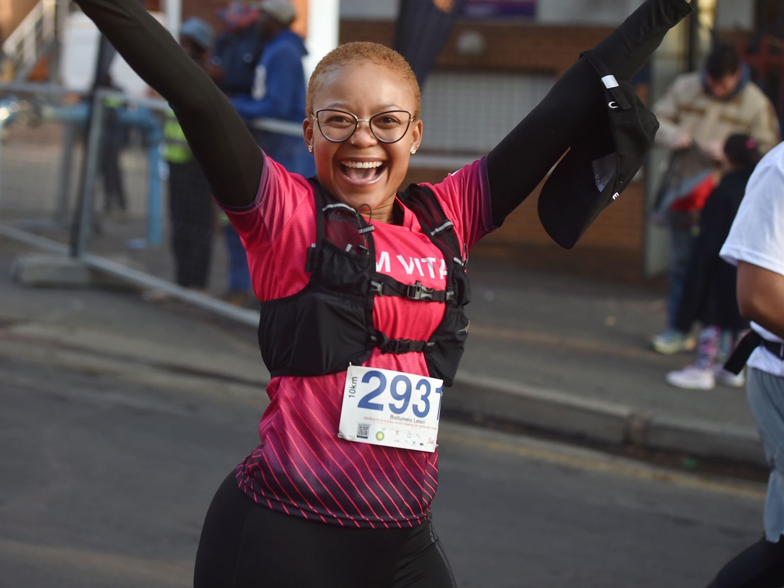 Mandela Day Walk & Run 2024 woman in pink